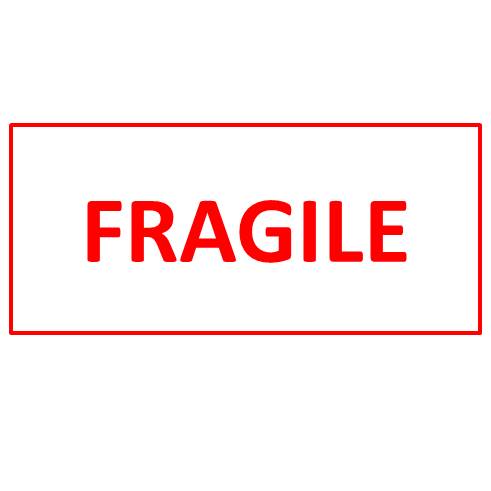 Etiquettes : BOBINE FRAGILE 006 - 1300 ETIQUETTES 90 X 130 MM VELIN