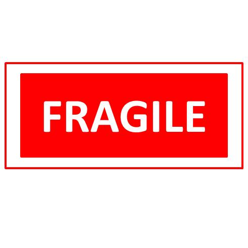 Etiquettes : BOBINE FRAGILE 007 - 1300 ETIQUETTES 90 X 130 MM VELIN